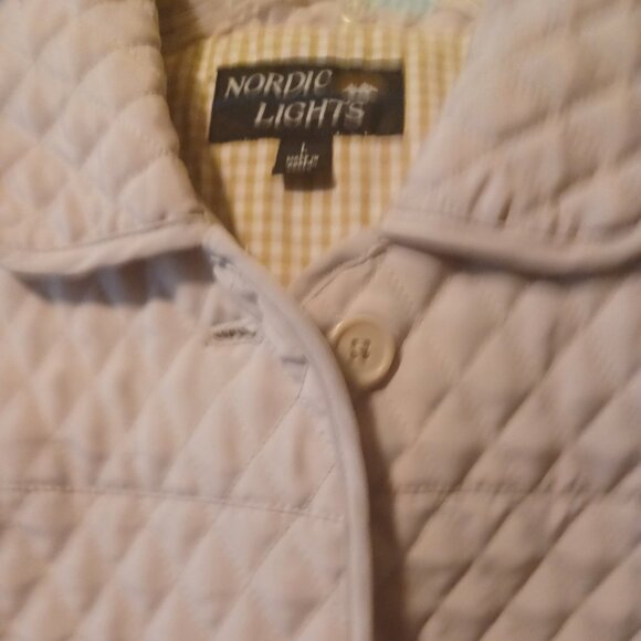 Diamond Stitch Fall Jacket w/ pockets/ Light Beige - Picture 2 of 4